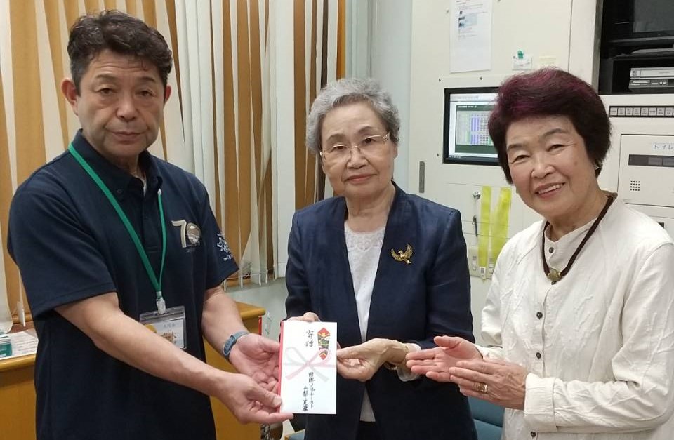 大月市立図書館へ寄贈